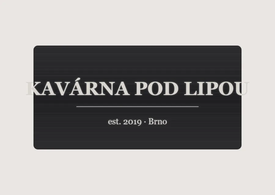 Firemní štítek z eloxovaného hliníku